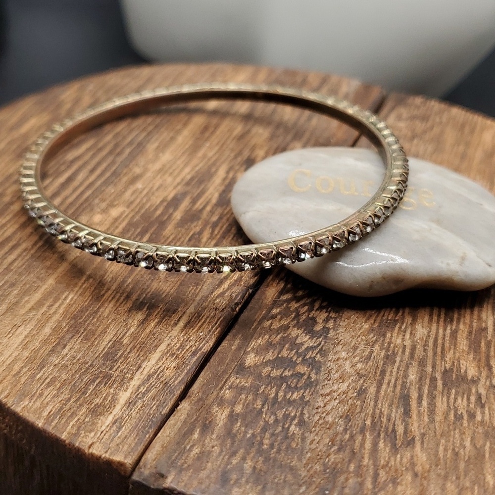 B2709 antique crystal‎ encrusted bracelet